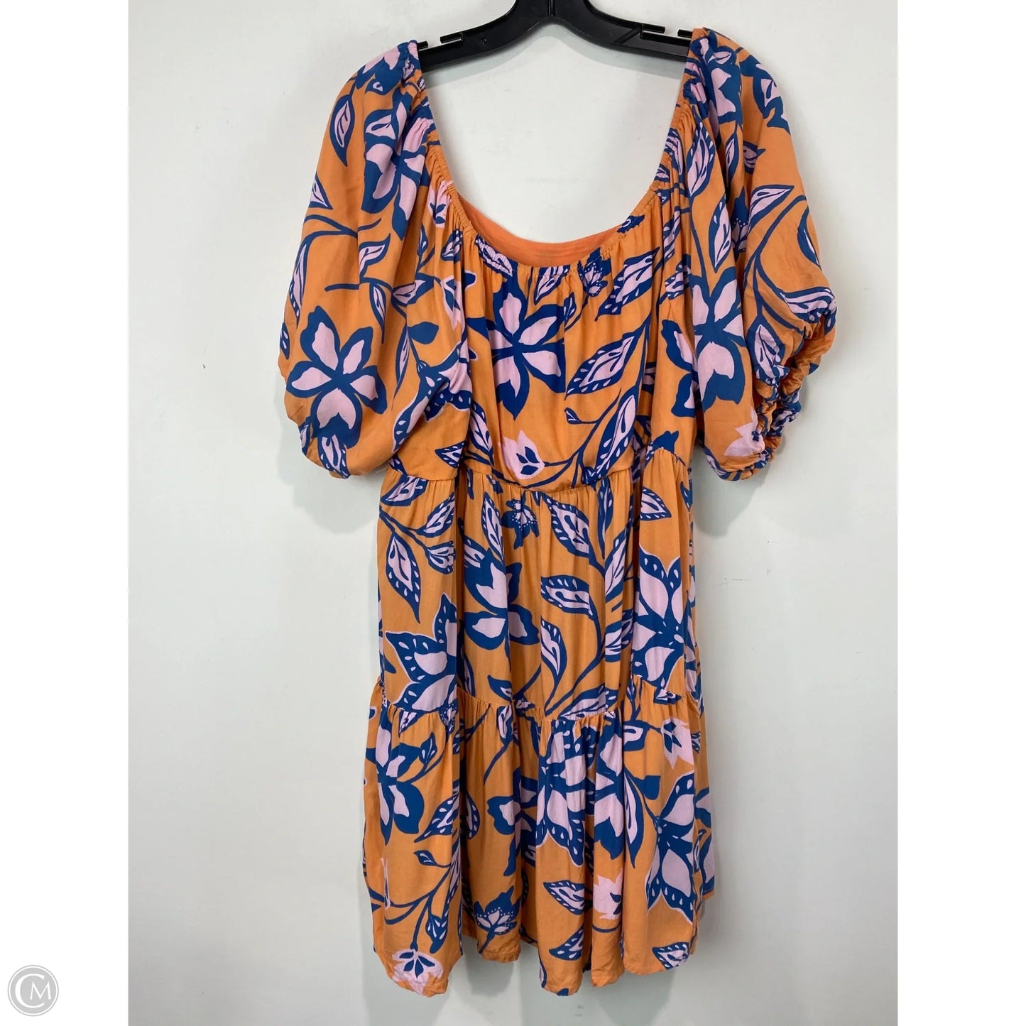 Top Short Sleeve By Easel In Orange, Size: 1x