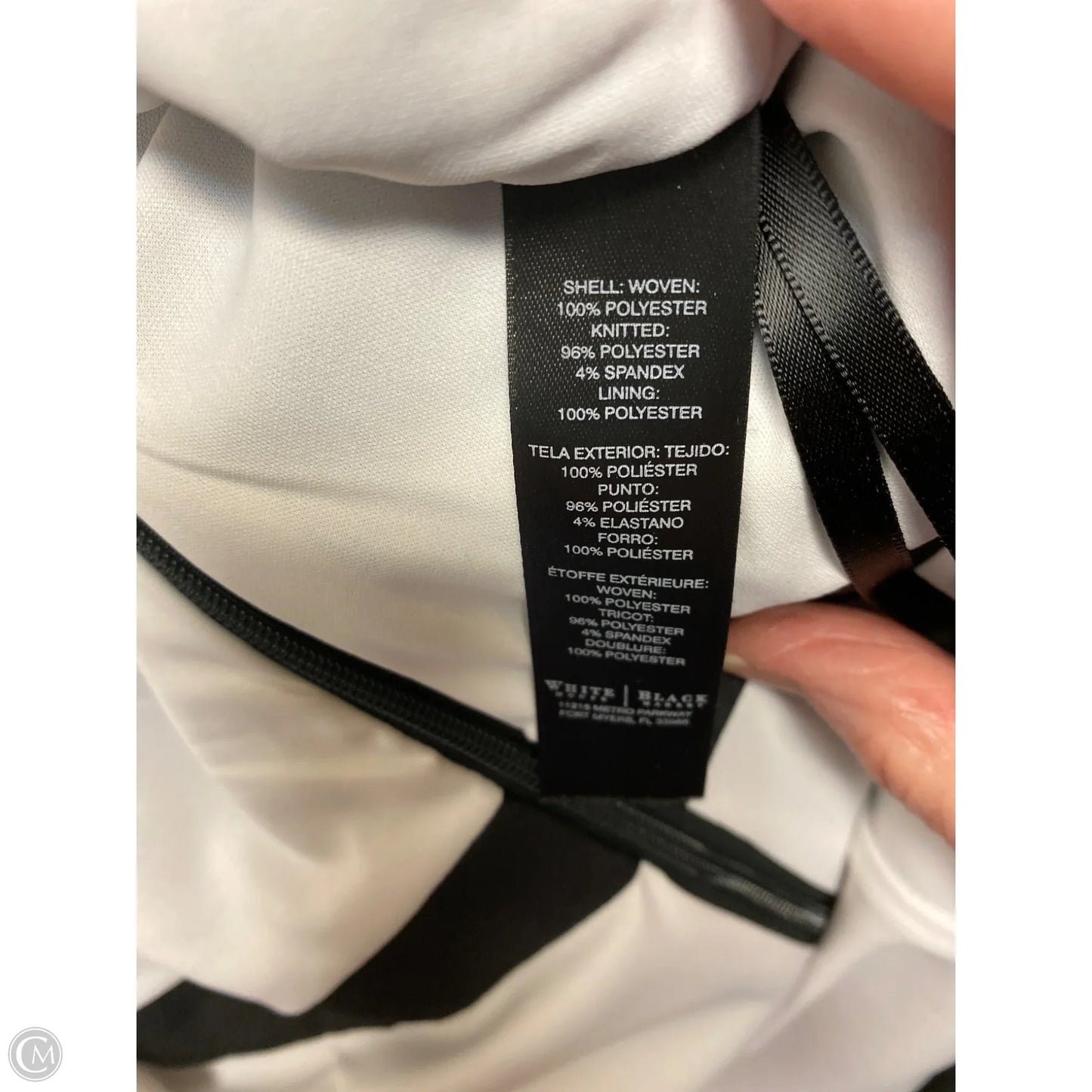 Dress Casual Midi By White House Black Market In Black & White, Size: Xs