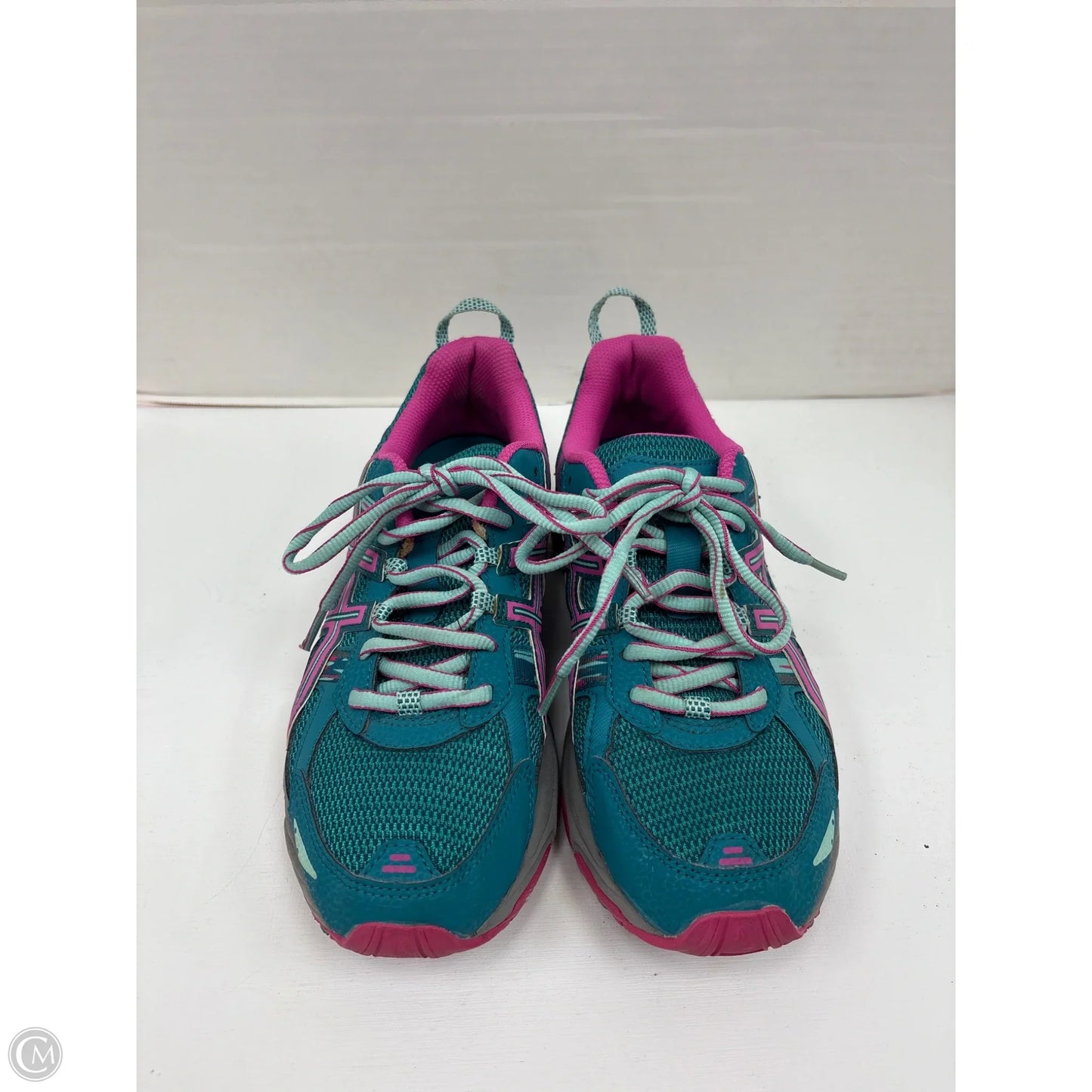 Shoes Athletic By Asics In Teal, Size: 8.5