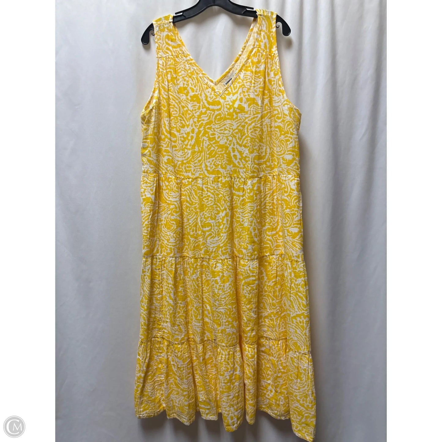 Dress Casual Maxi By Sonoma In Yellow, Size: Xl