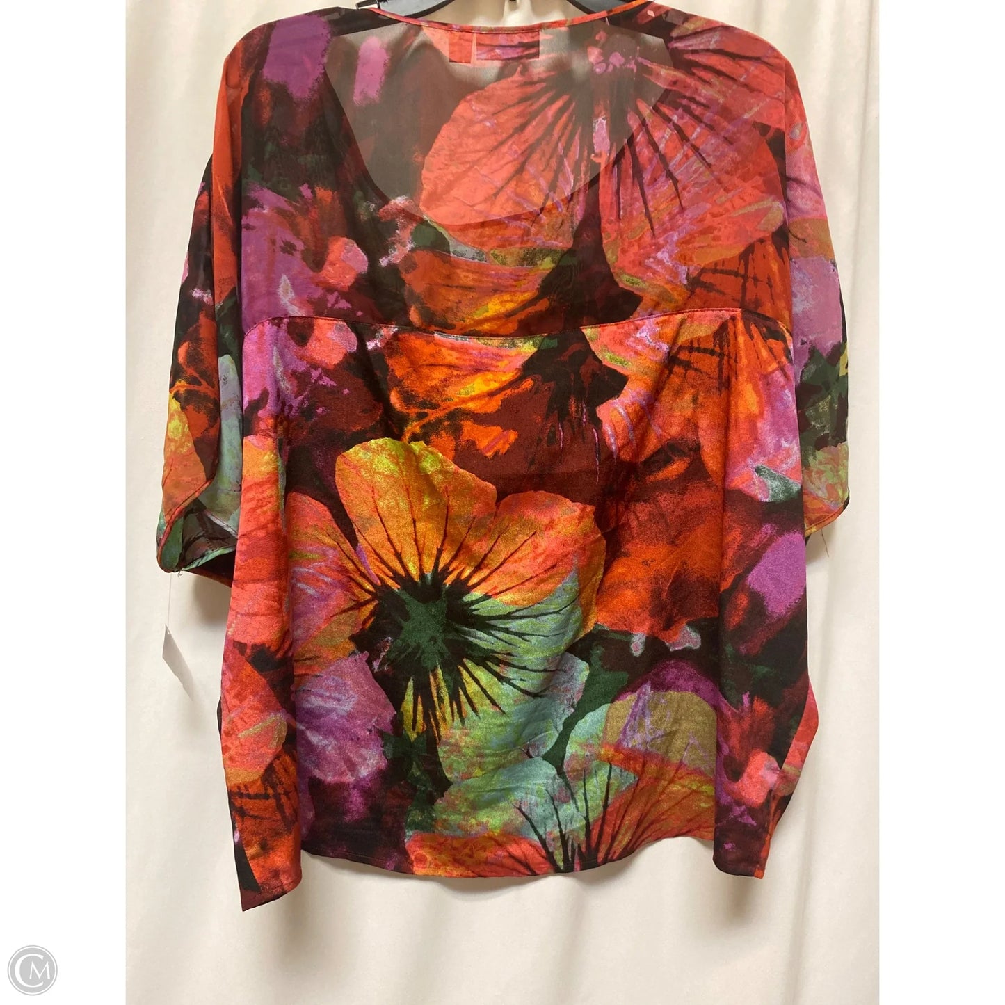 Top Short Sleeve By John Paul Richard In Red, Size: Xl