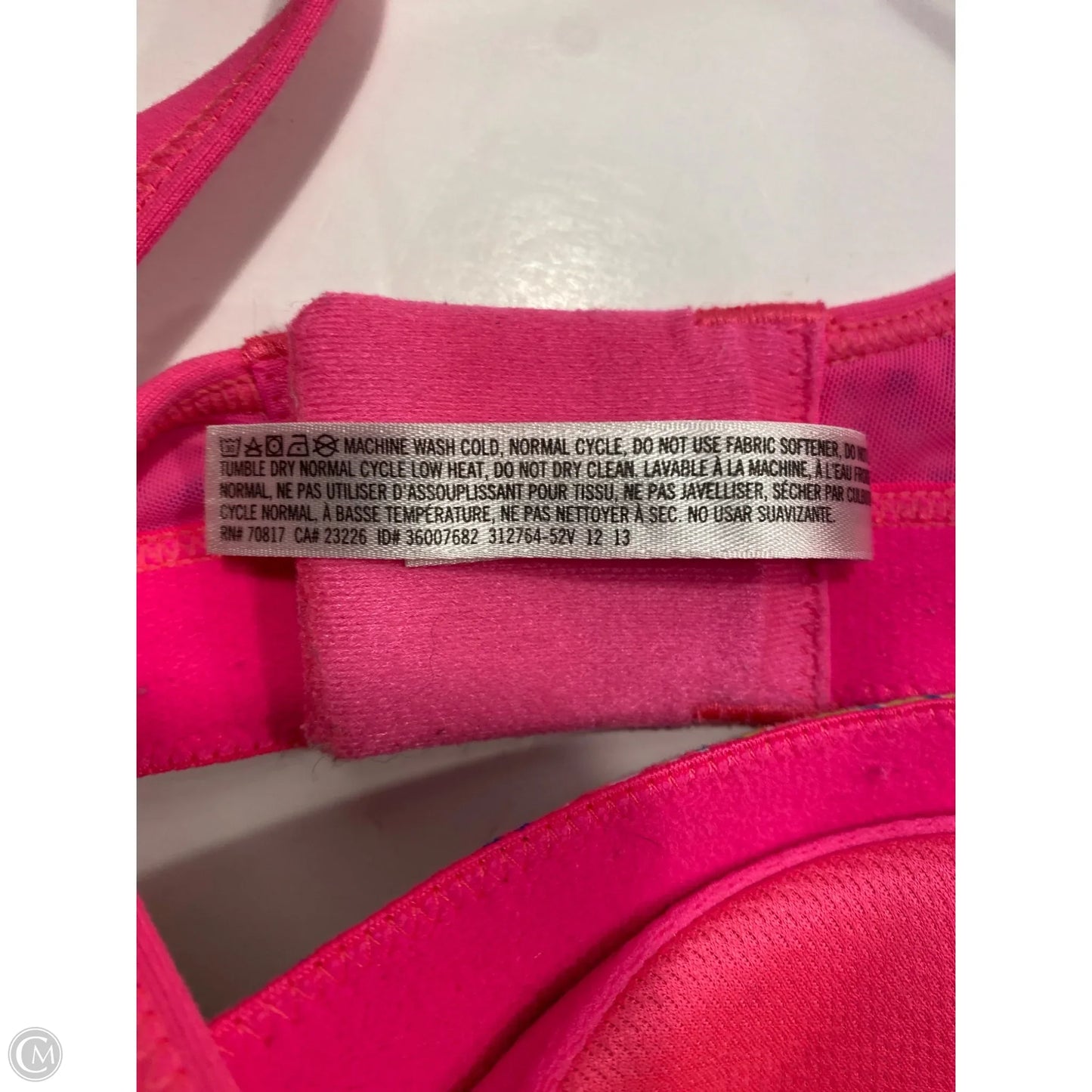 Athletic Bra By Victorias Secret In Pink, Size: 36d