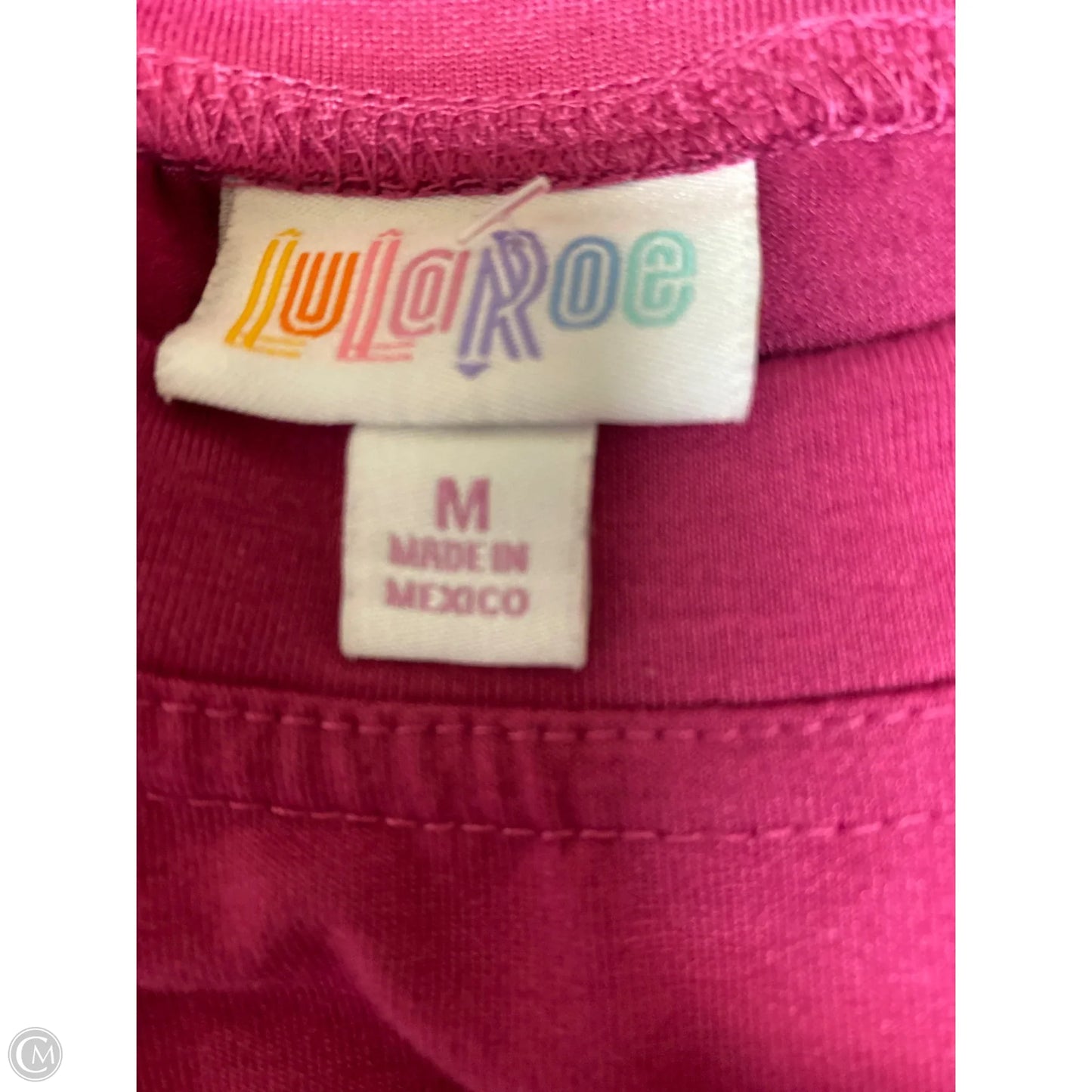 Top Short Sleeve By Lularoe In Purple, Size: M