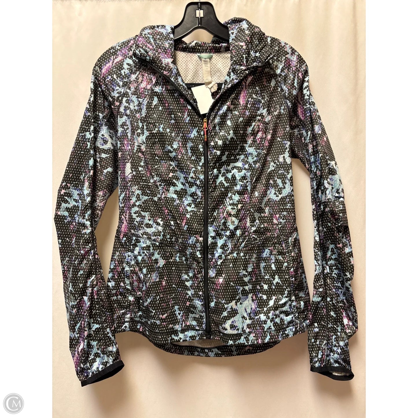 Athletic Jacket By Lululemon In Blue, Size: 4