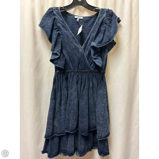 Dress Casual Midi By White Birch In Blue, Size: S