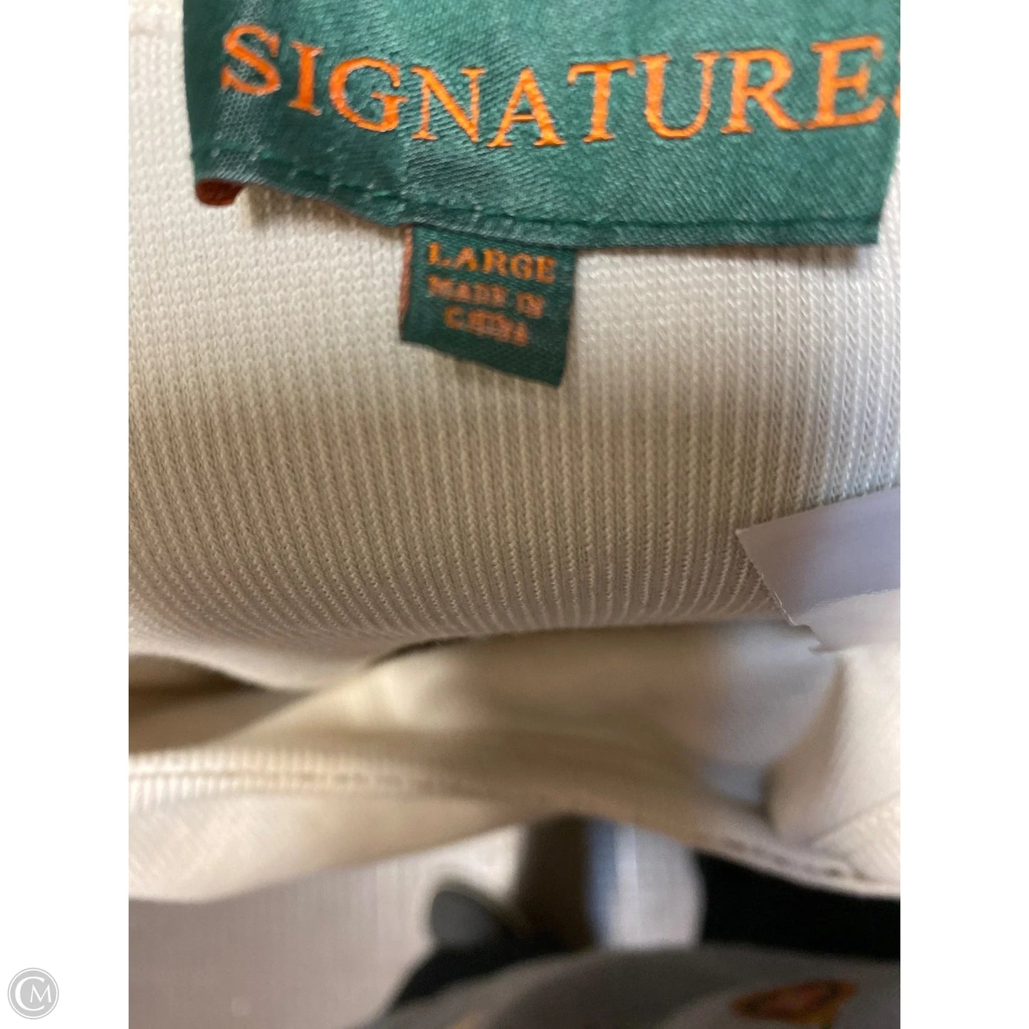 Dress Casual Short By Clothes Mentor In Cream, Size: L