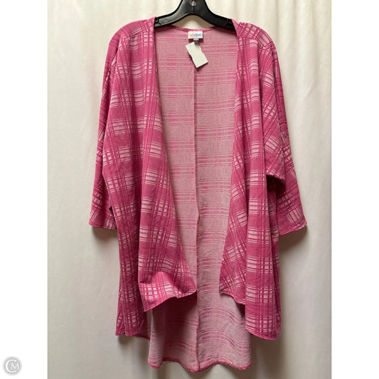 Cardigan By Lularoe In Pink, Size: L