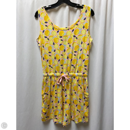 Romper By Clothes Mentor In Yellow, Size: S