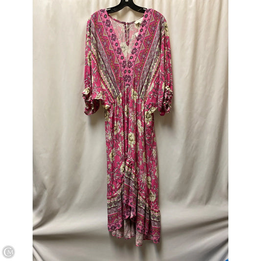 Dress Casual Maxi By Umgee In Pink, Size: 1x