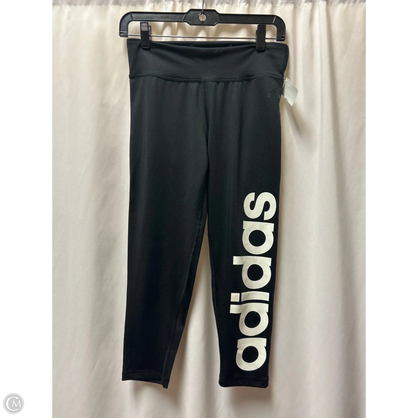 Athletic Capris By Adidas In Black, Size: M