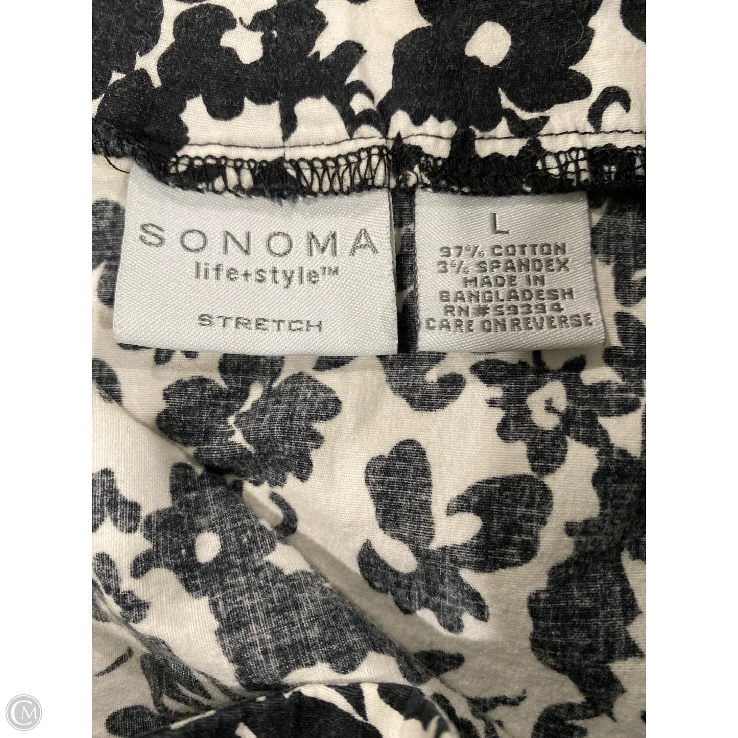 Skirt Mini & Short By Sonoma In Black & White, Size: L