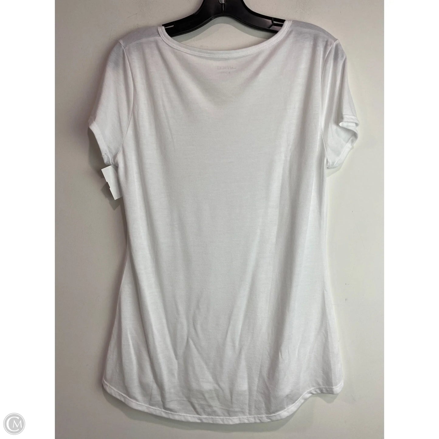 Athletic Top Short Sleeve By Bcg In White, Size: S