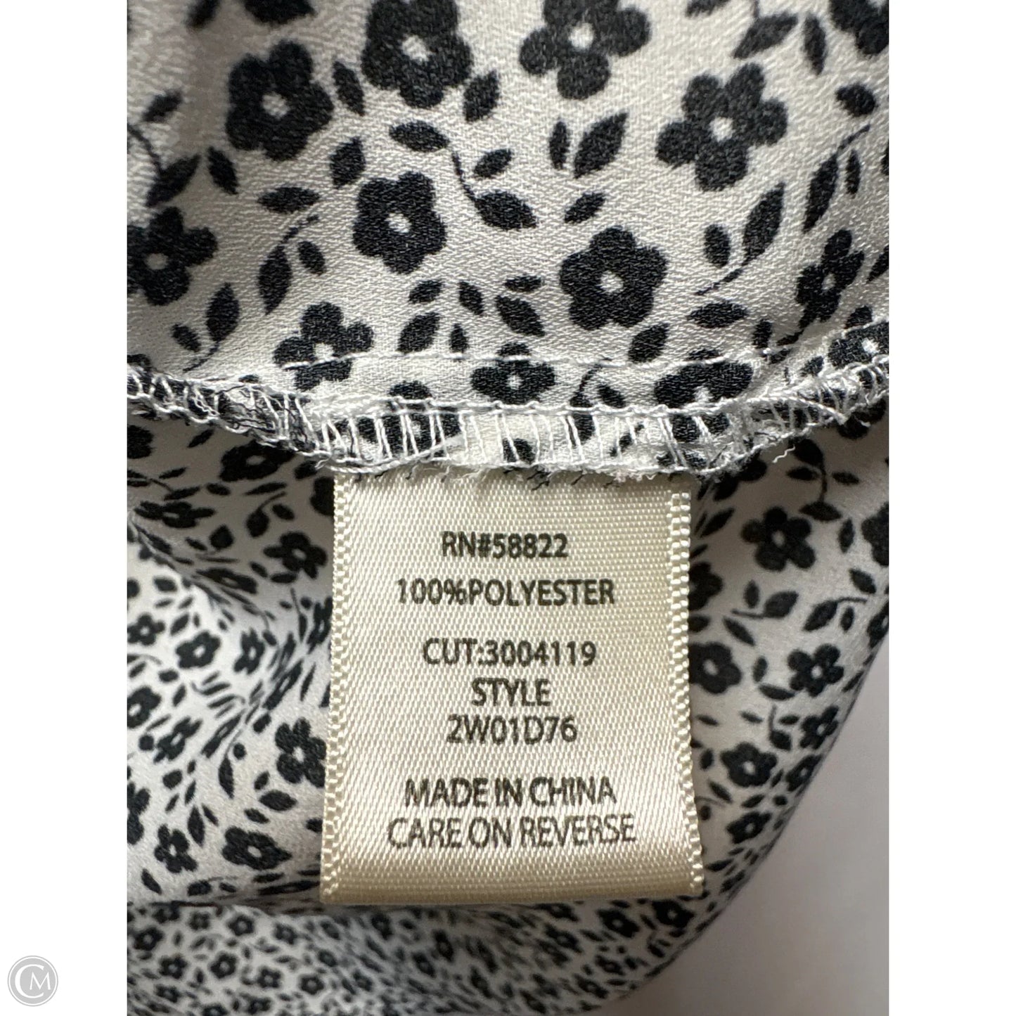 Top Short Sleeve By Max Studio In Navy, Size: 2x