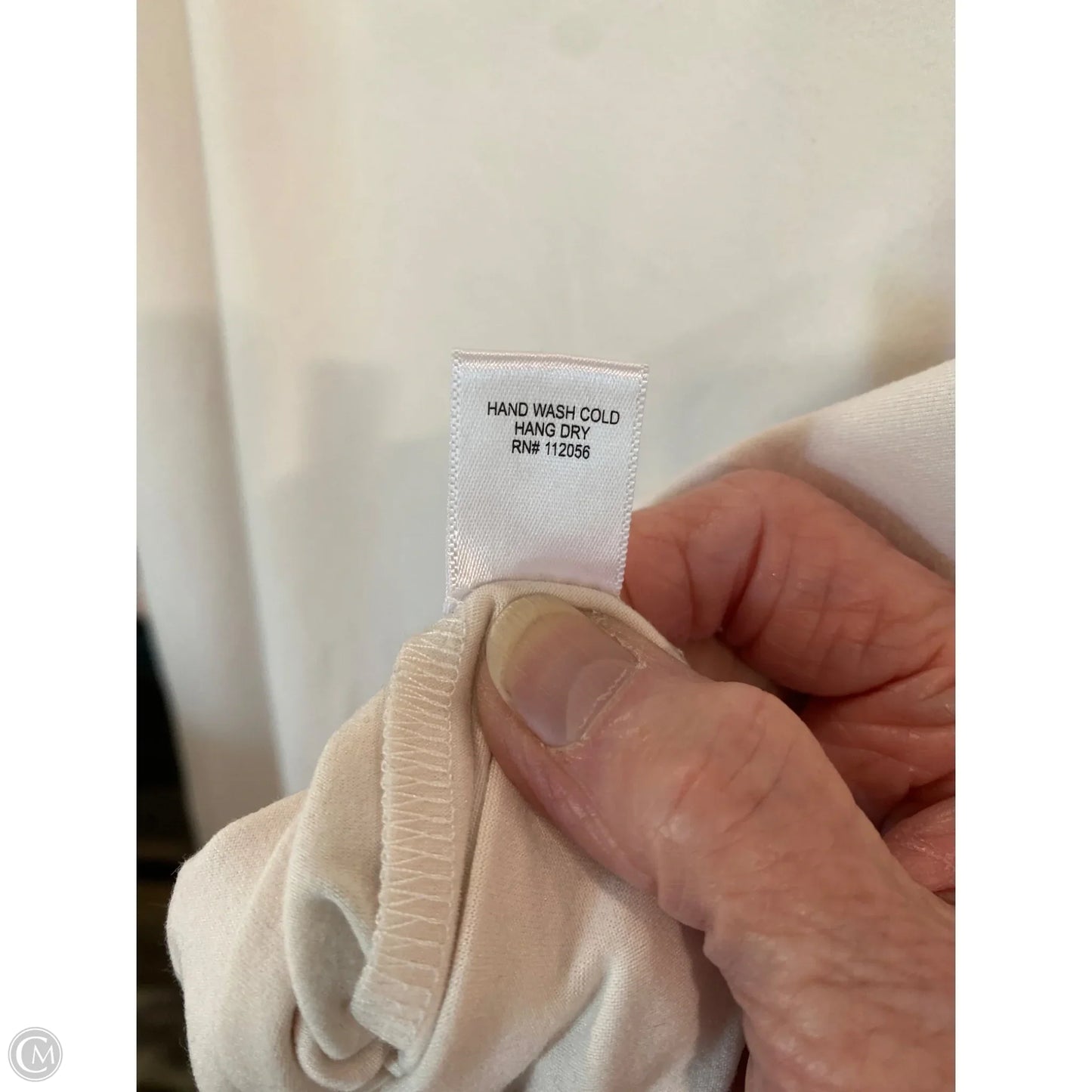 Top Short Sleeve By Zenana Outfitters In White, Size: 1x