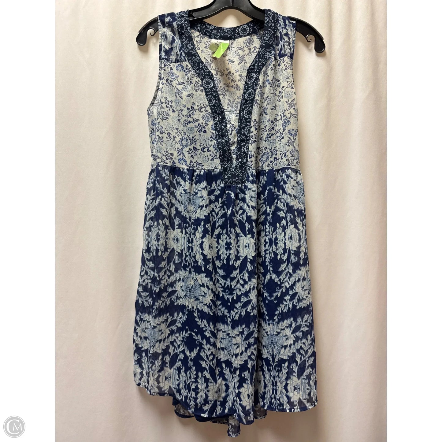 Dress Casual Midi By Knox Rose In Navy, Size: Xs