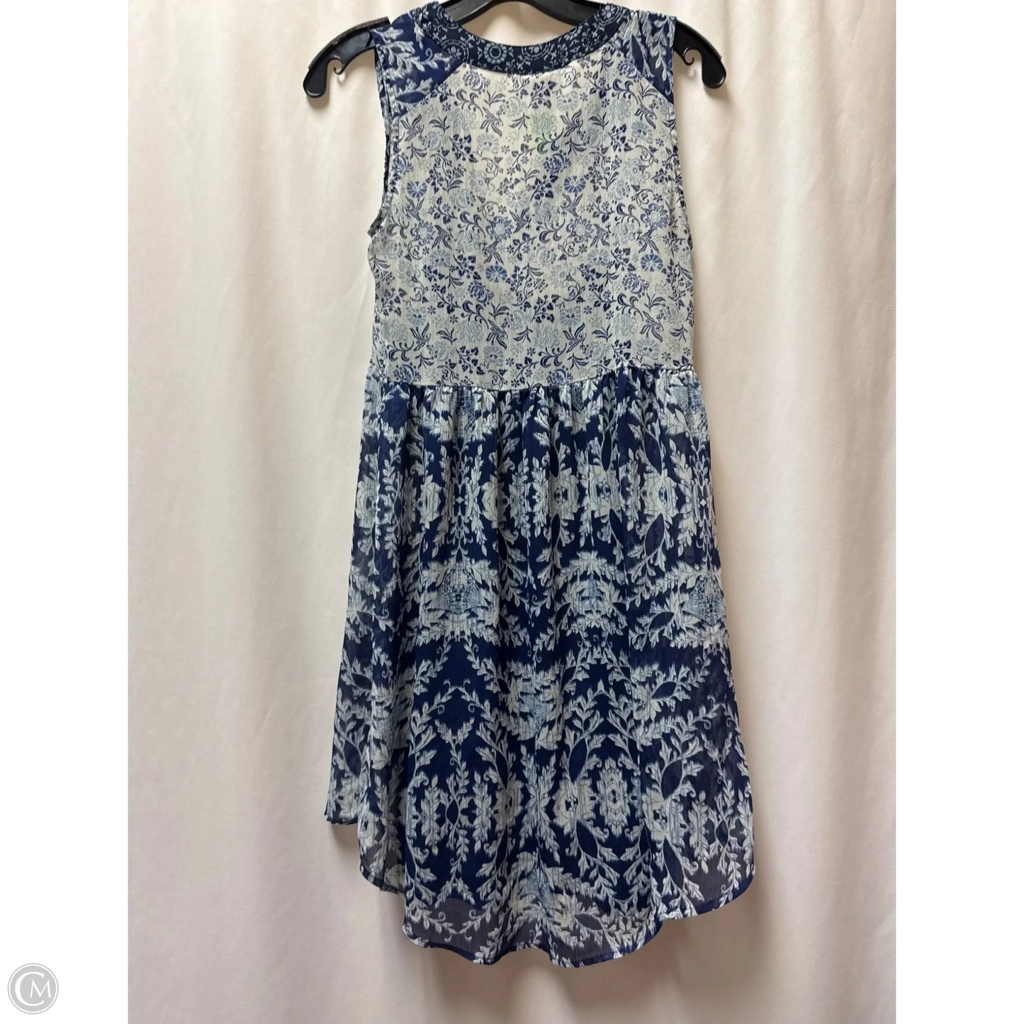 Dress Casual Midi By Knox Rose In Navy, Size: Xs