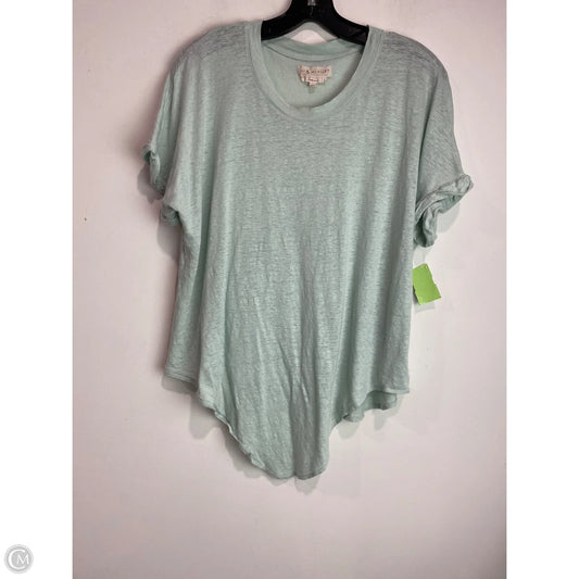 Top Short Sleeve By Lou And Grey In Green, Size: L