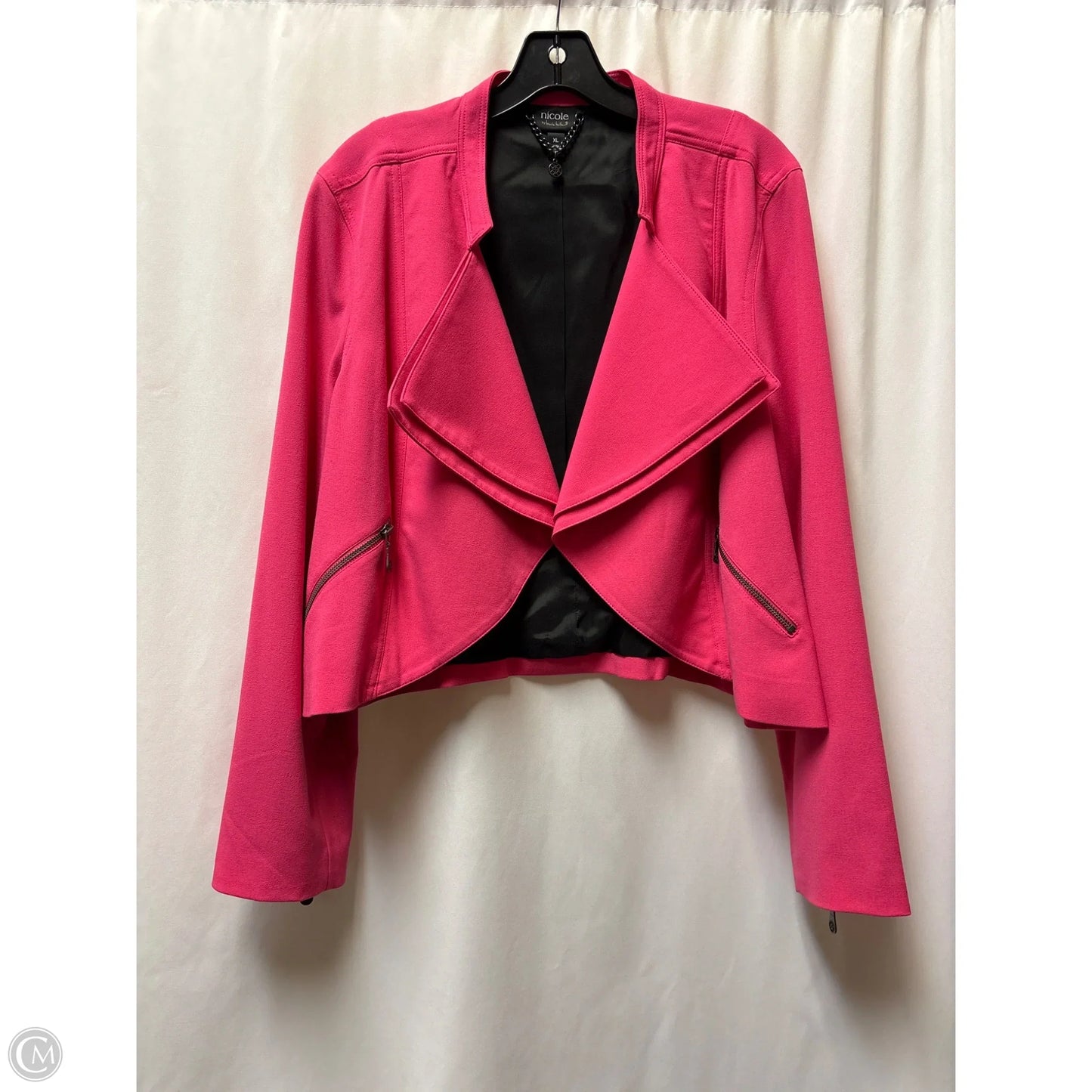 Blazer By Nicole By Nicole Miller In Pink, Size: Xl