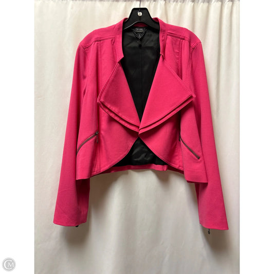 Blazer By Nicole By Nicole Miller In Pink, Size: Xl