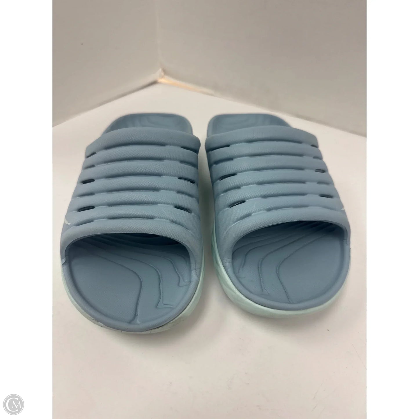 Sandals Flats By Hoka In Blue, Size: 8.5