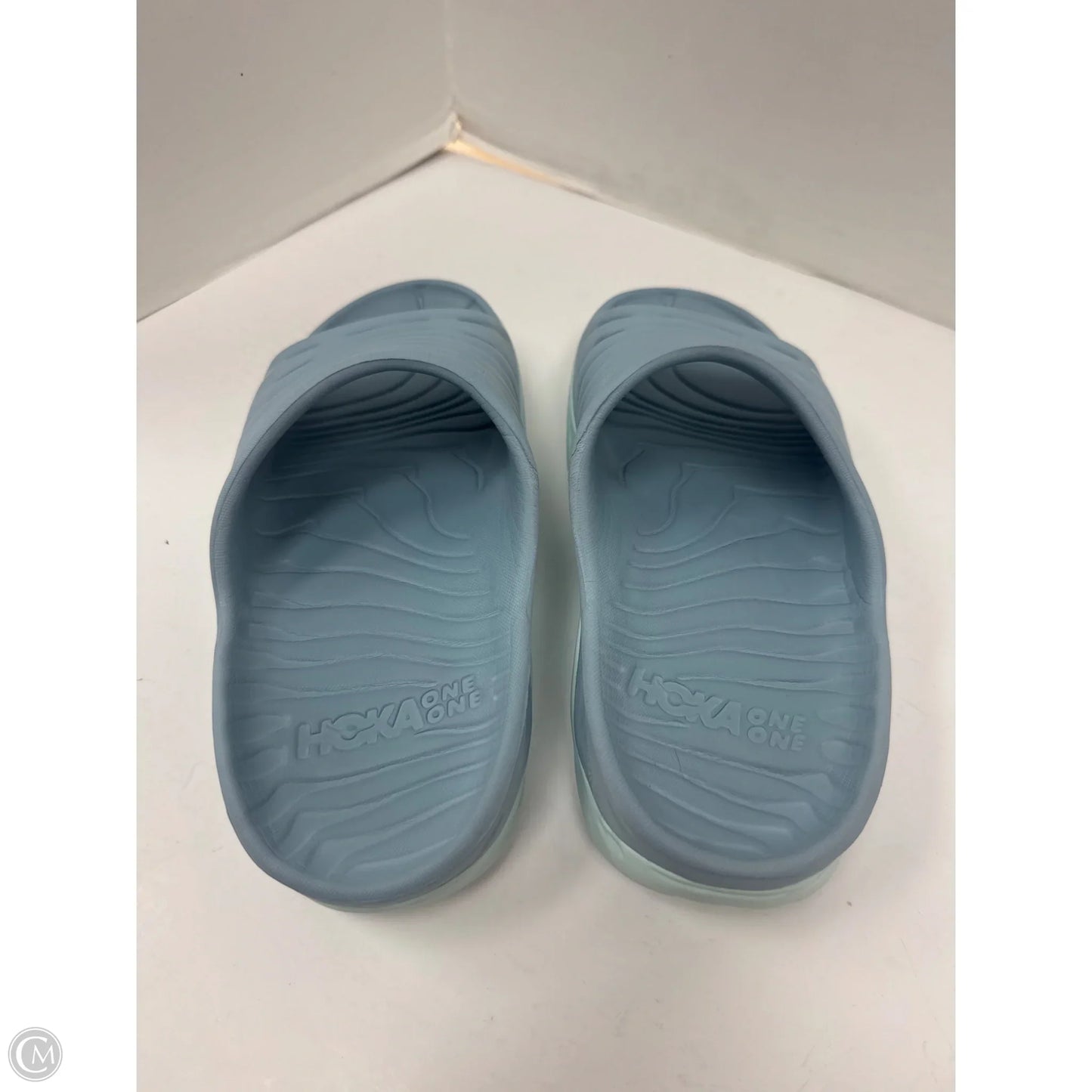 Sandals Flats By Hoka In Blue, Size: 8.5