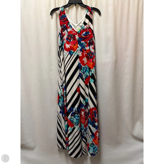 Dress Casual Maxi By Cato In Black & White, Size: M