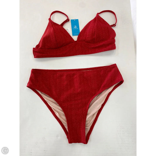 Swimsuit 2pc By Cupshe In Red, Size: L