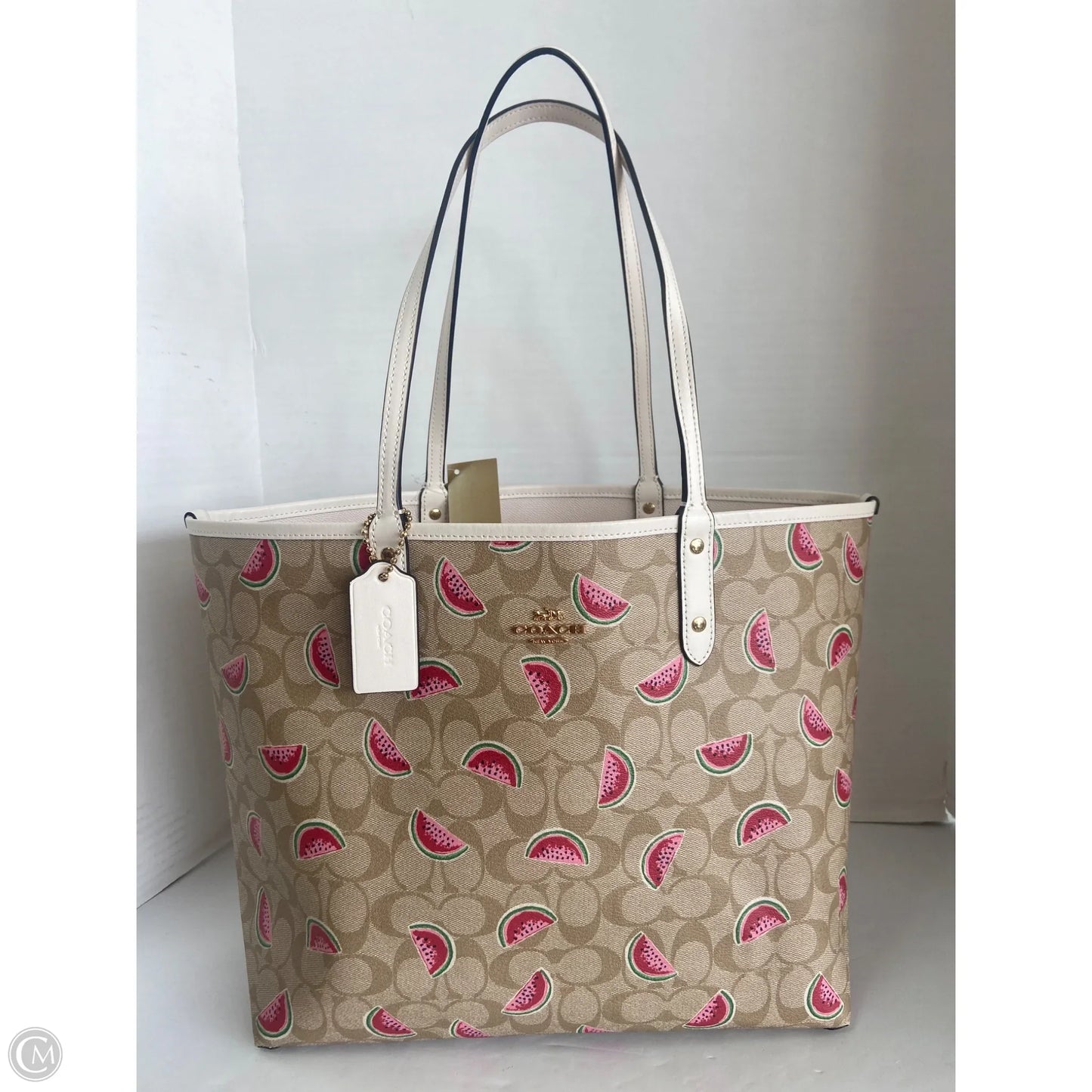 Handbag Designer By Coach, Size: Large