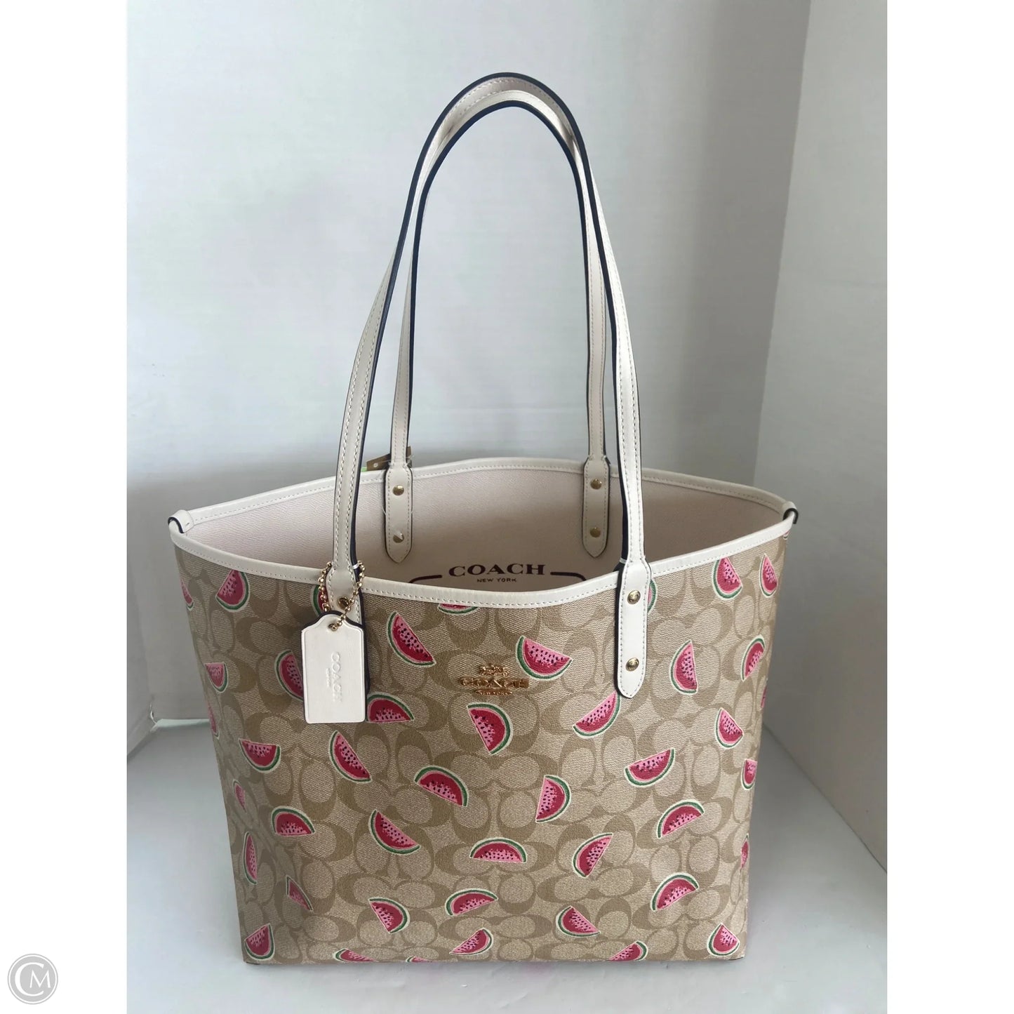 Handbag Designer By Coach, Size: Large