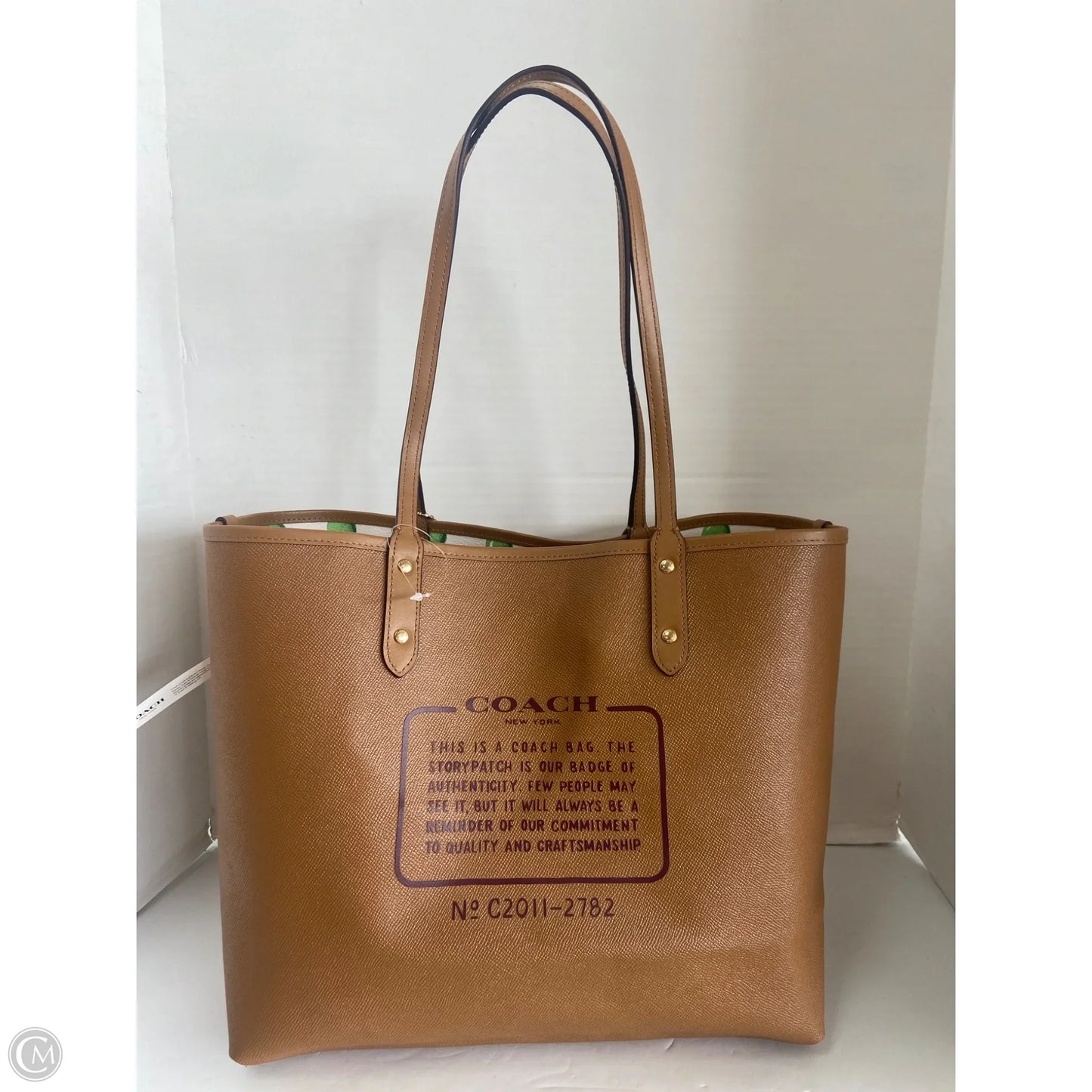 Handbag Designer By Coach, Size: Large