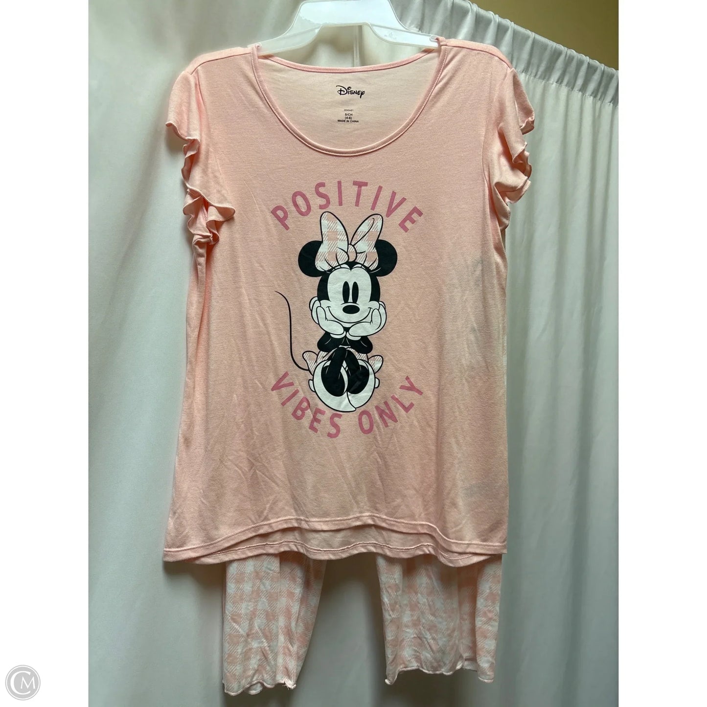 Pajamas 2pc By Disney Store In Pink, Size: S