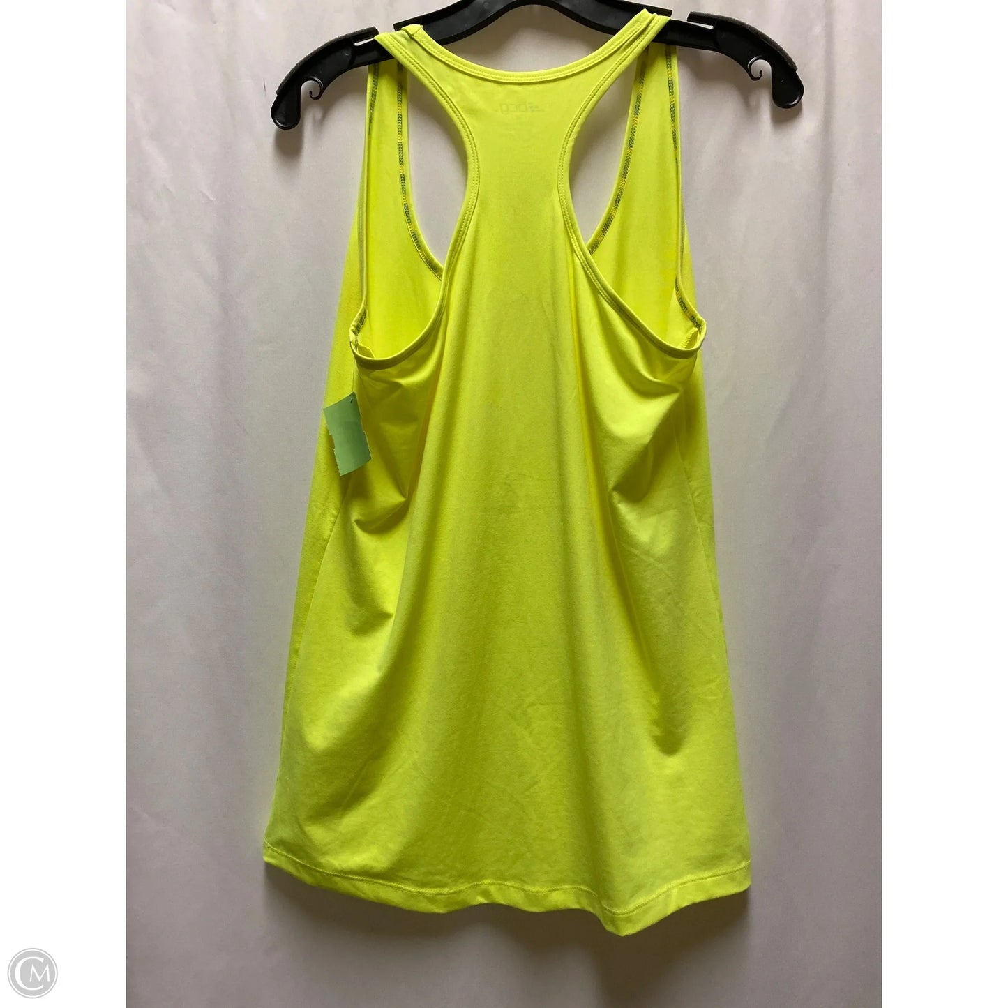 Athletic Tank Top By Bcg In Yellow, Size: M