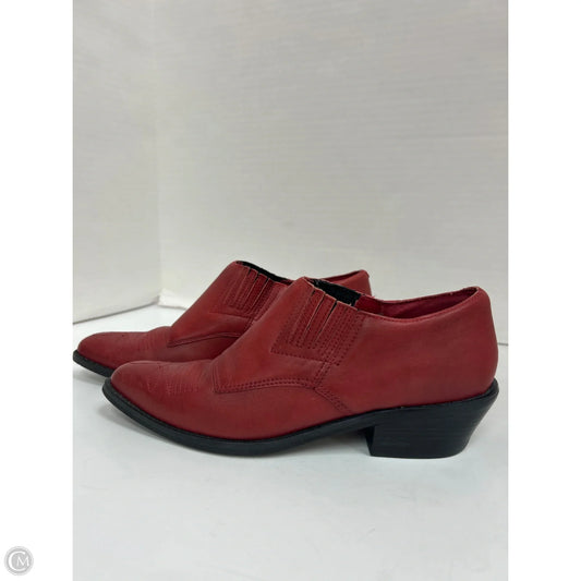 Boots Western By Clothes Mentor In Red, Size: 7