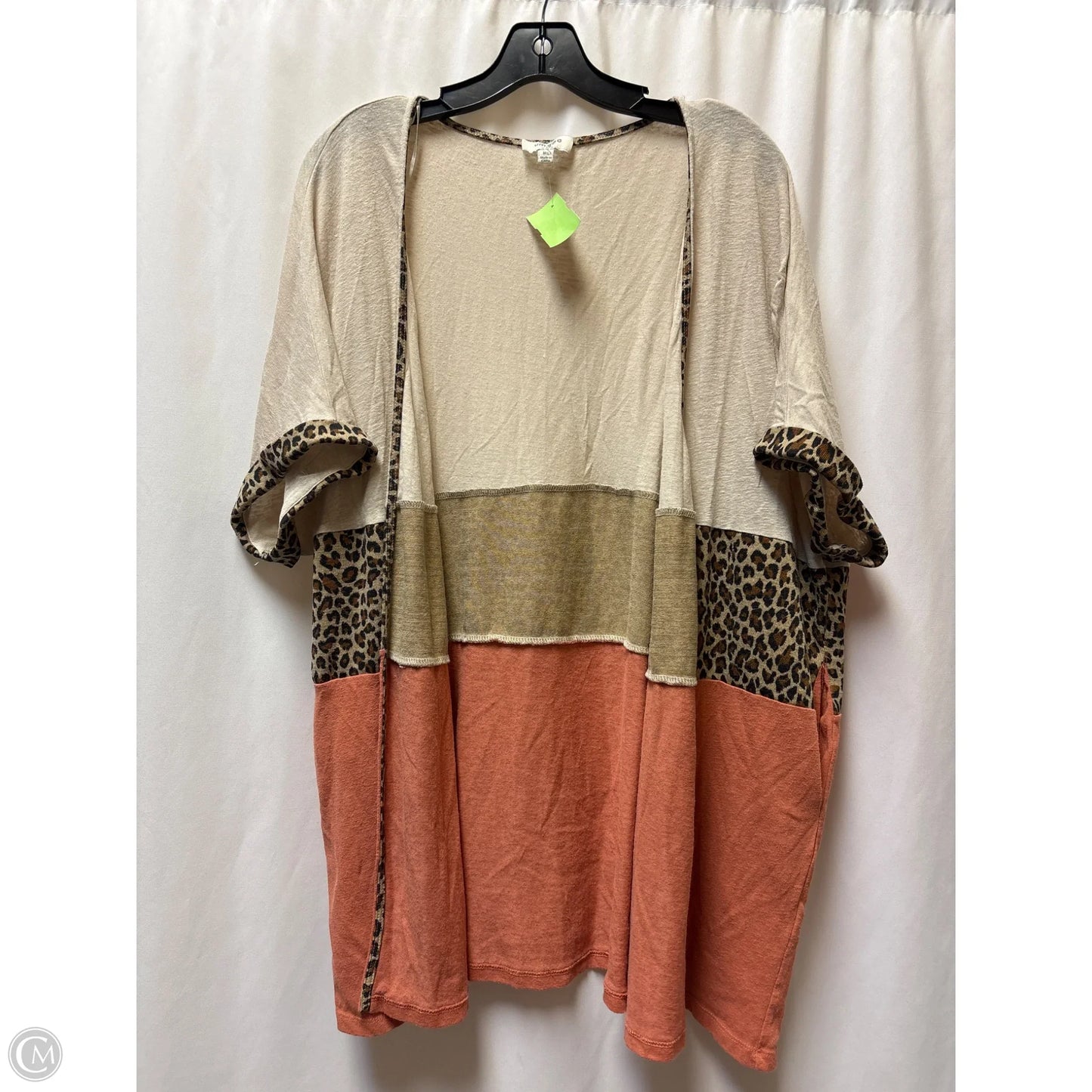 Cardigan By Umgee In Animal Print, Size: M