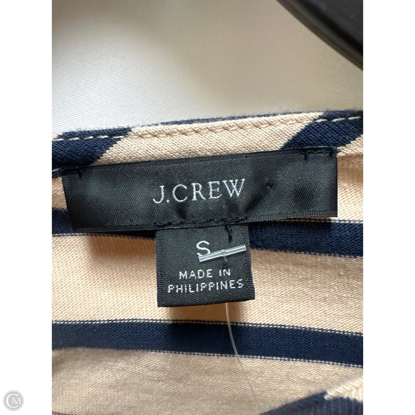 Top Short Sleeve By J. Crew In Beige, Size: S