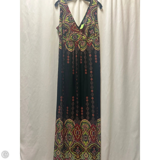 Dress Casual Maxi By Rhapsody In Black, Size: 2x