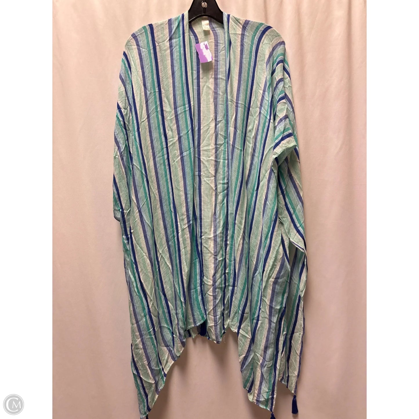 Swimwear Cover-up By Cato In Blue, Size: Osfm