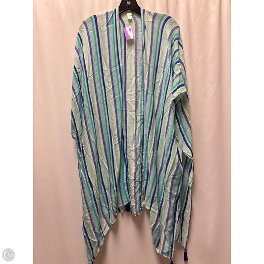Swimwear Cover-up By Cato In Blue, Size: Osfm