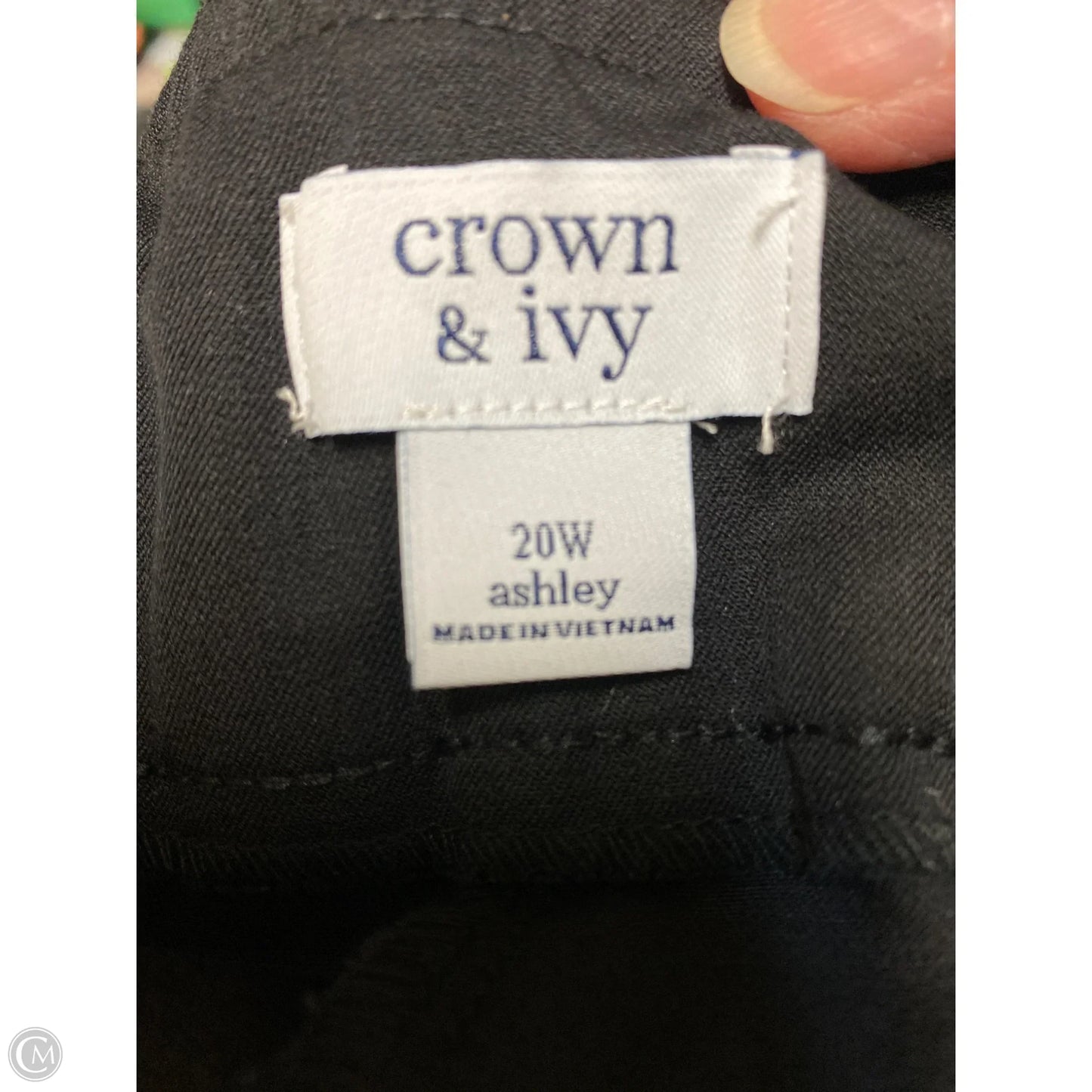 Pants Dress By Crown And Ivy In Black, Size: 20