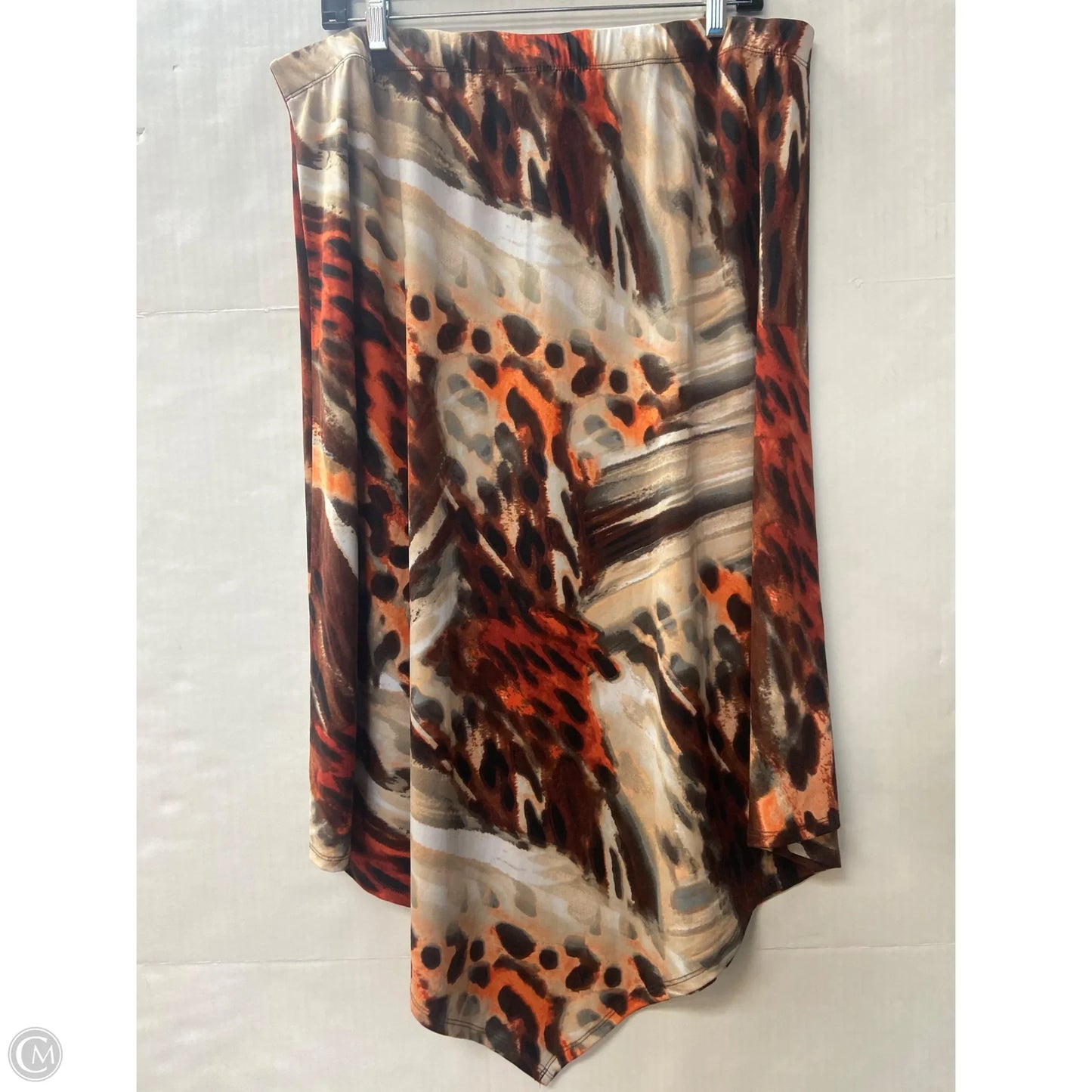 Skirt Maxi By New Directions In Orange, Size: Xl