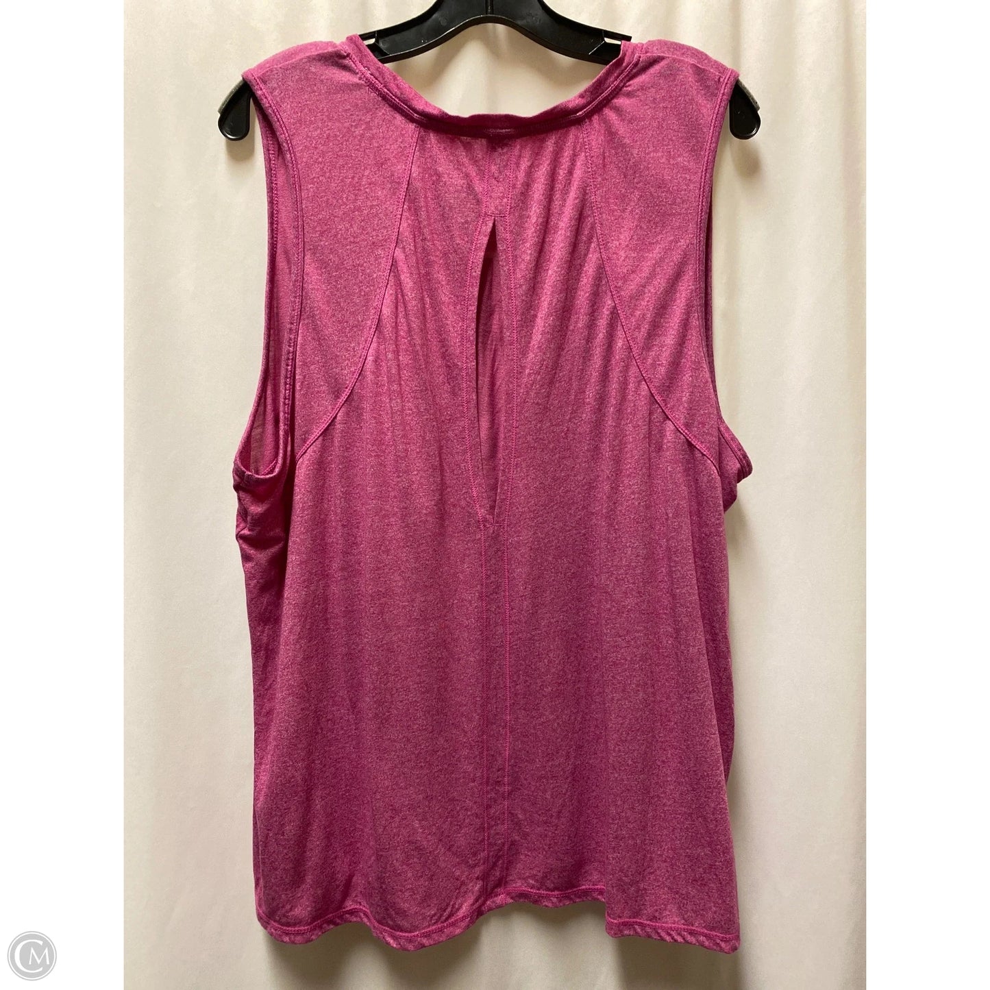 Athletic Tank Top By Reebok In Pink, Size: 2x