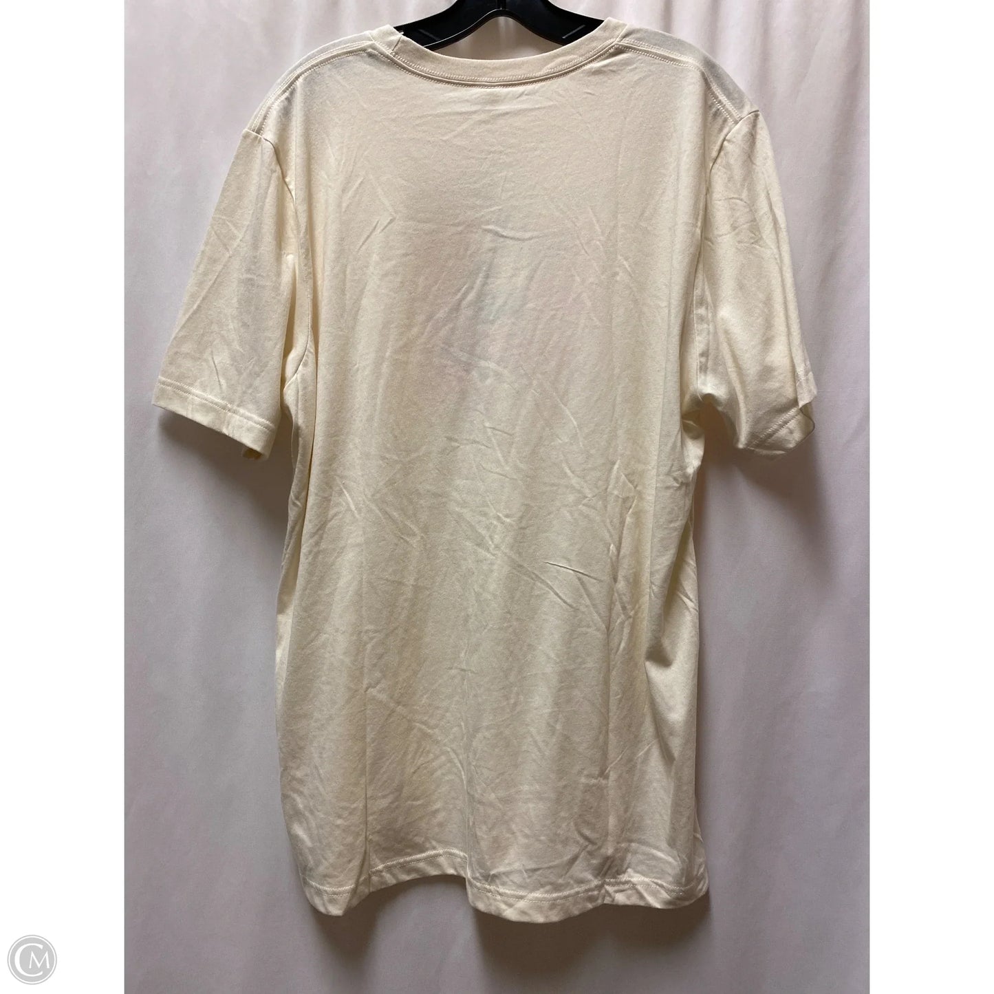 Top Short Sleeve By Bella + Canvas In Yellow, Size: Xl