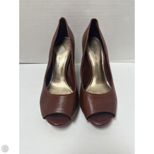 Shoes Heels Stiletto By Antonio Melani In Brown, Size: 5.5