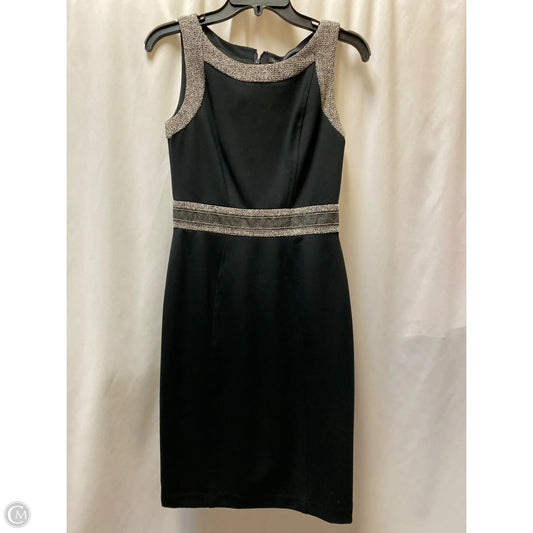 Dress Casual Midi By White House Black Market In Black, Size: Xs