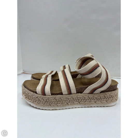 Sandals Flats By Steve Madden In Tan, Size: 8