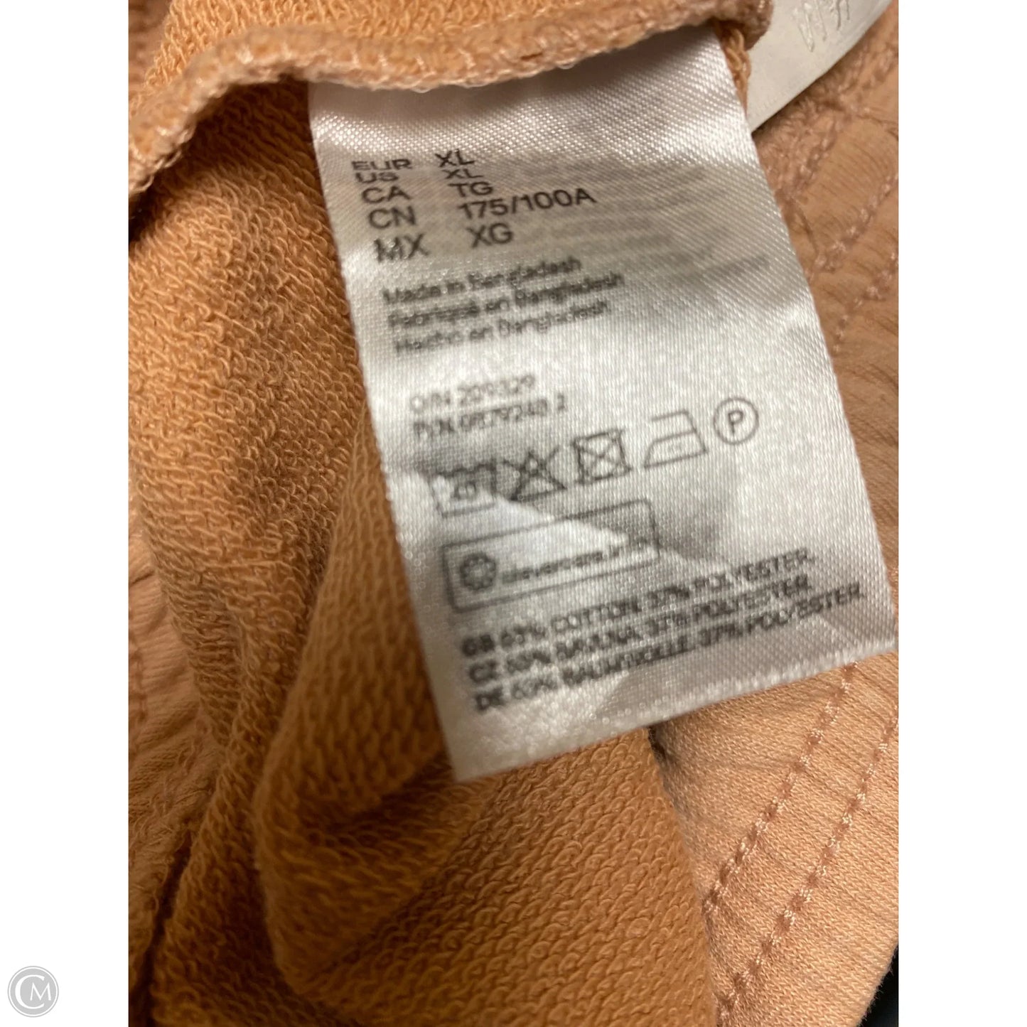 Shorts By H&m In Peach, Size: Xl