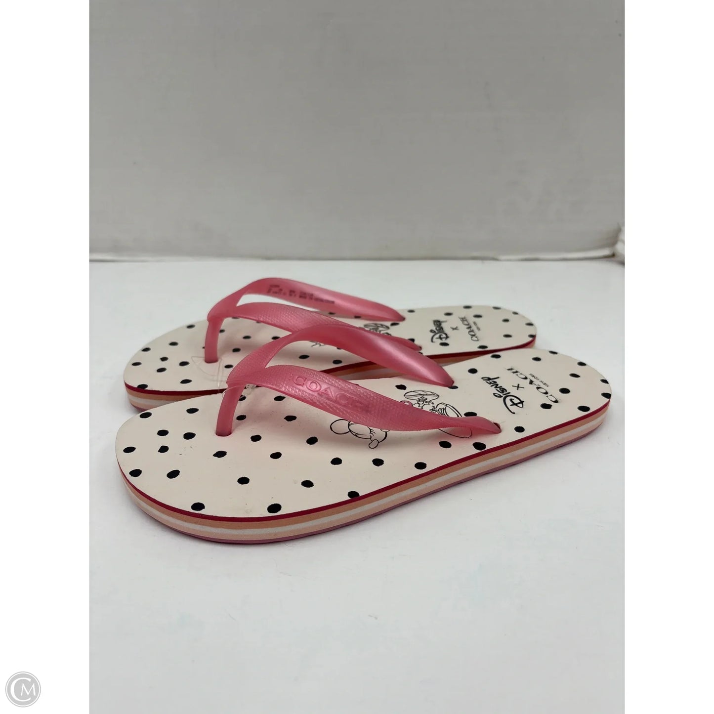 Sandals Designer By Coach In Pink, Size: 6