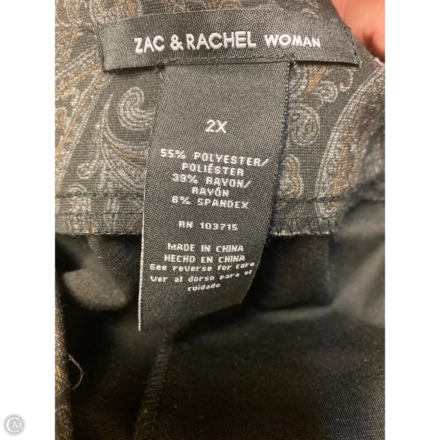 Pants Dress By Zac And Rachel In Maroon, Size: 2x