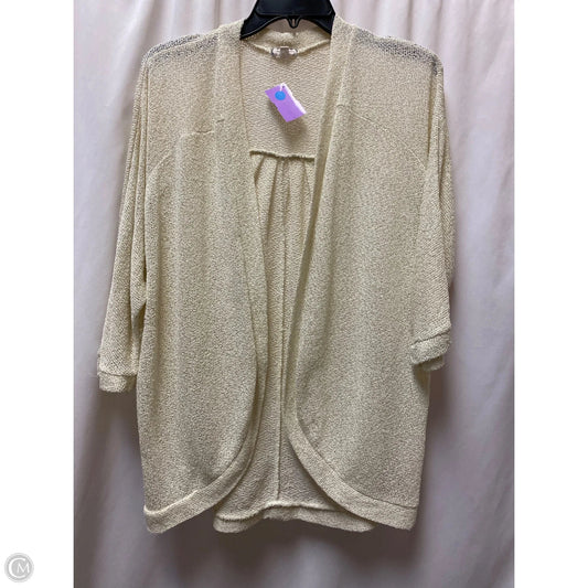 Cardigan By Eyeshadow In Cream, Size: 1x