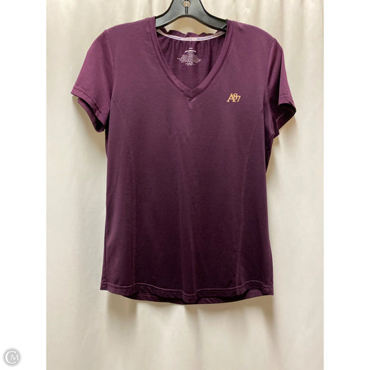 Athletic Top Short Sleeve By Aeropostale In Purple, Size: M